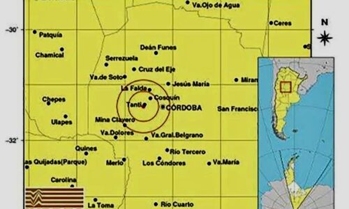 Sismo en Córdoba: un temblor de 4.5° en la escala Richter sacudió a la provincia
