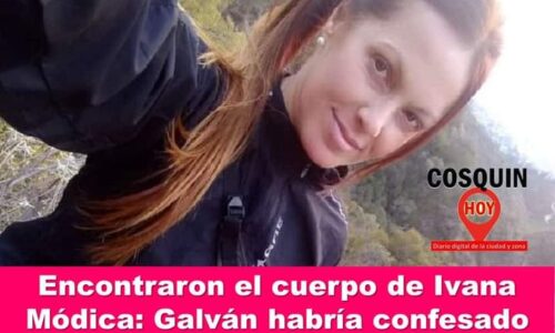 Hallaron el cuerpo de Ivana Módica