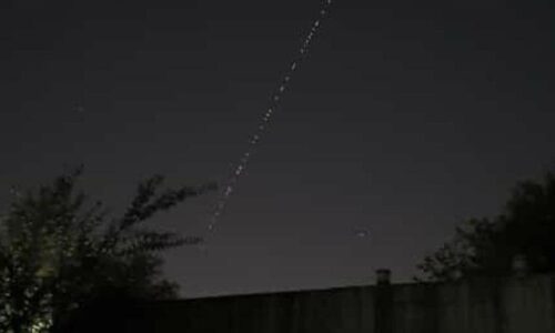 Volvieron a pasar los satélites y el cielo del sur cordobés fue un espectáculo