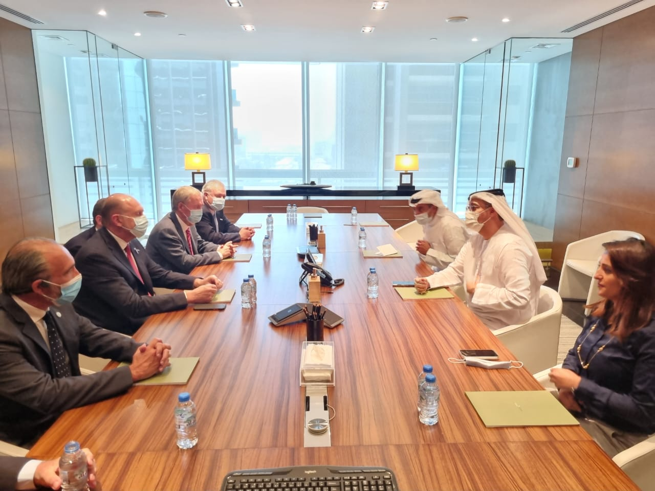 Schiaretti y Perotti se reunieron con miembros de Al Dahra Agriculture Company