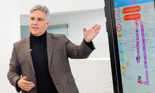 LLARYORA PRESENTÓ LA NUEVA PLATAFORMA DIGITAL QUE PERMITE SABER CUÁNDO PASA EL COLECTIVO