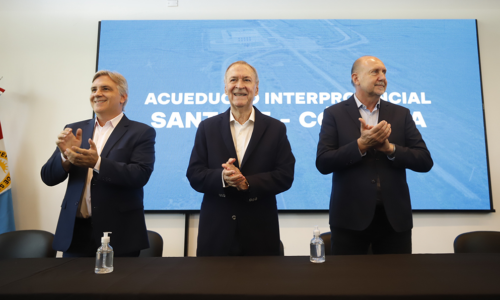 Schiaretti: “El acueducto interprovincial es la obra más importante de los últimos 50 años”