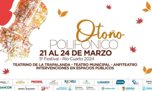 Otoño Polifónico en Río Cuarto: presentaron la quinta edición