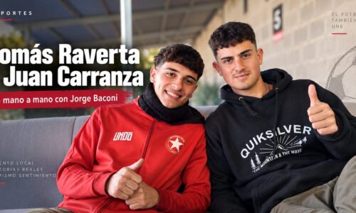 Un mano a mano con Jorge Baconi: dos jóvenes, dos clubes y una misma pasión por el fútbol
