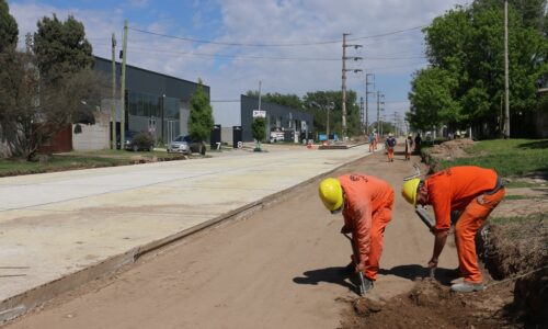 Río Cuarto: el Plan de 100 Cuadras de Pavimento ya tiene un 75% de avance