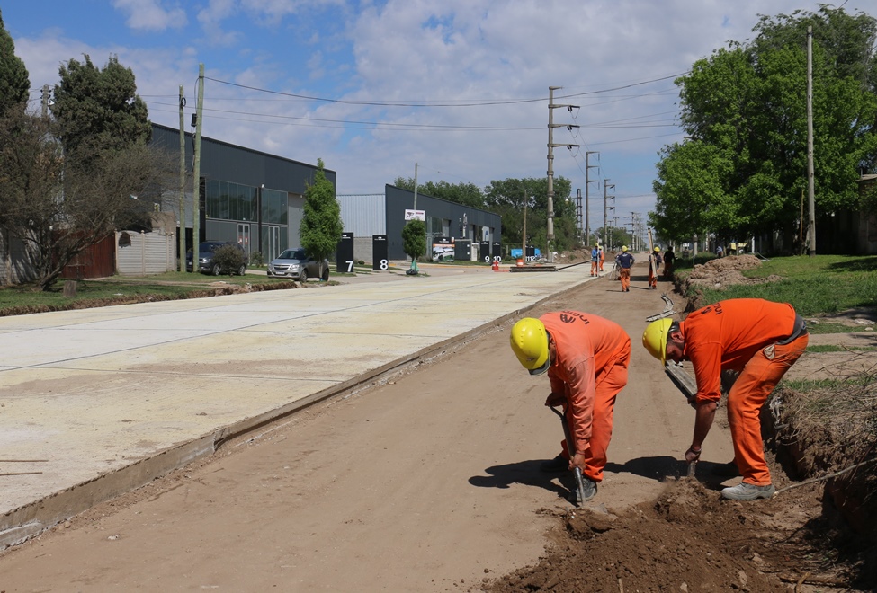Río Cuarto: el Plan de 100 Cuadras de Pavimento ya tiene un 75% de avance